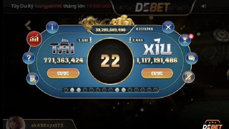 tài xỉu debet